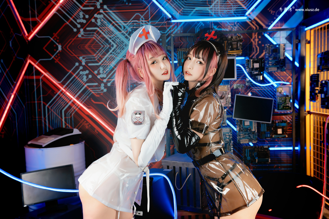 NO.050 神楽板真冬《無色哲学》透明黑白护士双人 NO.050 神楽板真冬《無色哲学》透明黑白护士双人