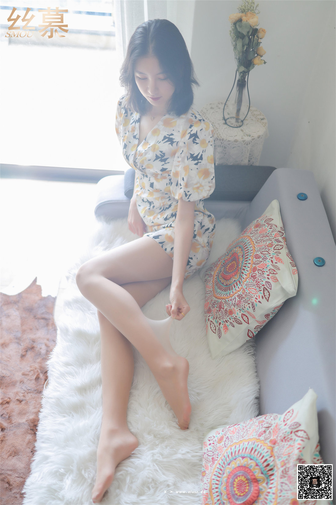 丝慕写真 SM275 茗茗 碎花大长腿 丝慕写真 SM275 茗茗 碎花大长腿