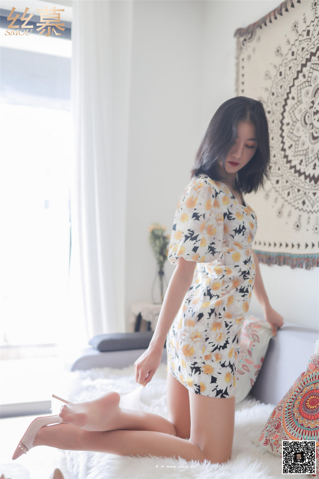 丝慕写真 SM275 茗茗 碎花大长腿 丝慕写真 SM275 茗茗 碎花大长腿