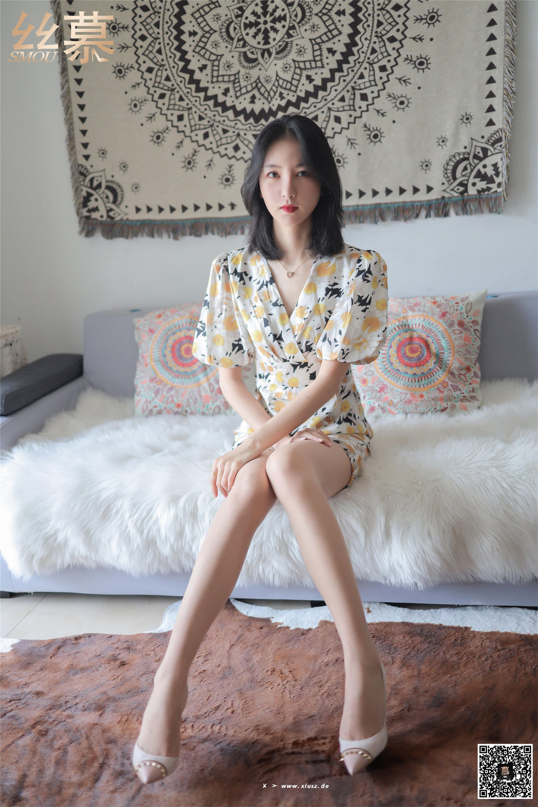 丝慕写真 SM275 茗茗 碎花大长腿 丝慕写真 SM275 茗茗 碎花大长腿