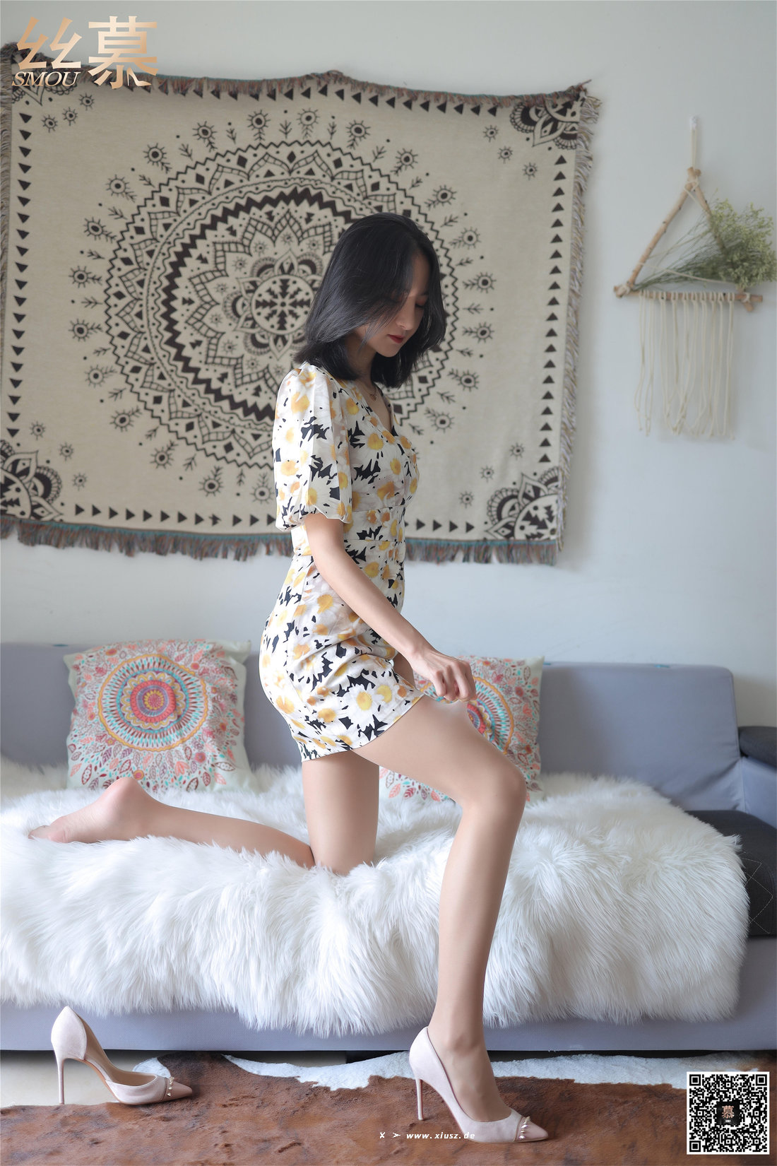 丝慕写真 SM275 茗茗 碎花大长腿 丝慕写真 SM275 茗茗 碎花大长腿